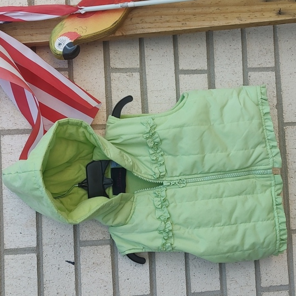 Green Hooded Vest